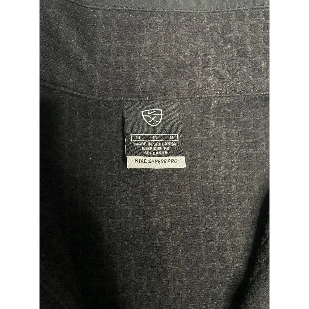 Nike Golf Sphere Pro Quarter Zip Jacket Mens Medium Waffle Lined Fleece Pullover